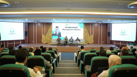 UPM DAN GPM FEBI UIN GUS DUR IKUTI WORKSHOP MANAJEMEN RISIKO UNTUK PENINGKATAN PENJAMINAN MUTU UPPS DAN PRODI