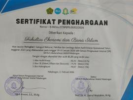 UNGGUL DALAM TATA KELOLA, FEBI UIN GUS DUR SABET PERINGKAT 1 AUDIT SPI TAHUN ANGGARAN 2025