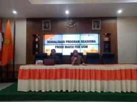 FEBI UIN GUS DUR, SAMBUT SOSIALISASI BEASISWA MAGISTER AKUNTANSI UGM