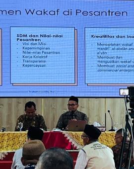 DOSEN FEBI UIN K.H. ABDURRAHMAN WAHID PEKALONGAN DORONG OPTIMALISASI PENGELOLAAN WAKAF PESANTREN DI PONDOK MODERN TAZAKKA