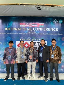 DOSEN FEBI UIN K.H. ABDURRAHMAN WAHID PEKALONGAN IKUTI KONFERENSI INTERNASIONAL EKONOMI DAN BISNIS ISLAM DI UIN SULTAN THAHA SAIFUDDIN JAMBI
