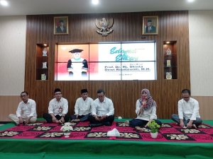 Dekan FEBI UIN Gus Dur Prof. Dr. Shinta Dewi Rismawati, S.H., M.H. Gelar Tasyakuran Guru Besar.
