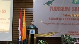 LAHIRKAN LULUSAN PROFESIONAL, YUDISIUM FEBI UIN GUS DUR KE-52 HADIRKAN PEMBEKALAN ILMU, ETIKA, DAN KESIAPAN KERJA