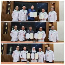 FEBI UIN GUS DUR BANGUN KERJA SAMA MULTI-STACKEHOLDER DENGAN RUMAH BUMN PEKALONGAN BRI, RUMAH BUMN TELKOM INDONESIA, DAN PT IMFEA SOFTWARE SOLUSINDO (ISSO)